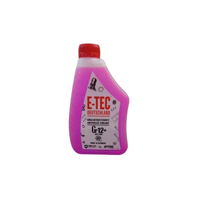 Антифриз E-TEC CT12+ Glycsol XLC красный 1л (10527) - изображение 1