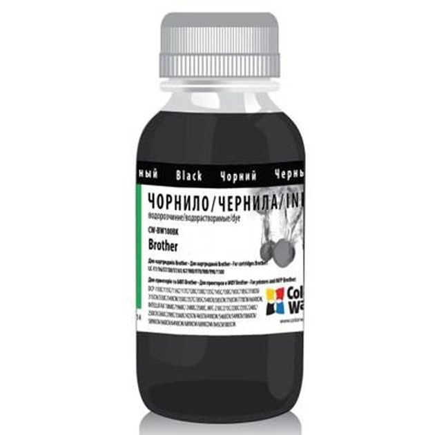 Чернила ColorWay Brother Universal Black (CW-BW100BK01) - изображение 1