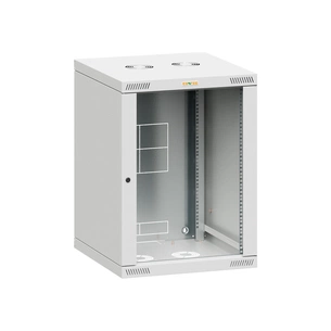 Шафа настінна Conteg 12U 19" глибина 450мм, RAL7035 (RQN-12-60/45) зображення 1