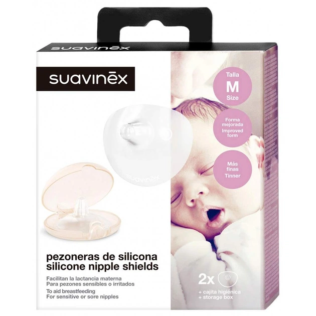 Захисна накладка на сосок Suavinex Розмір S (304588) - picture 3