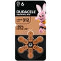Батарейка Duracell для слухових апаратів розмір 312, 6 шт. в упаковці (5007516/5011449) - уменьшенное изображение 1