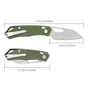 Нож SRM Cub, Green G10, Satin (261M-GP2) - уменьшенное изображение 10