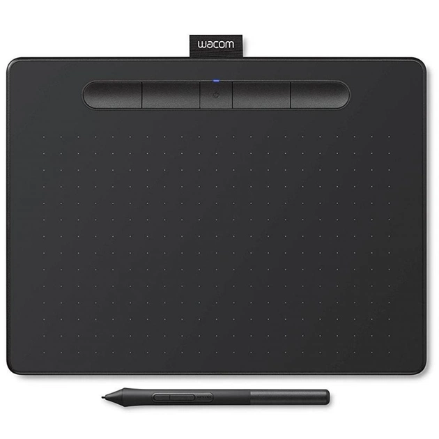 Графічний планшет Wacom Intuos M Bluetooth black (CTL-6100WLK-N) - изображение 1