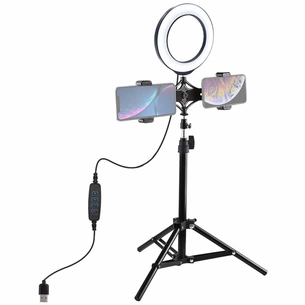 Набір блогера Puluz Ring USB LED lamp 6.2"+ tripod 0.7m (PKT3037) picture 1