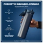 Пляшка для води ION8 OneTouch Stainless Steel 1200 мл Ash Navy (I8SS1000ANAVY) - зменшене зображення 3