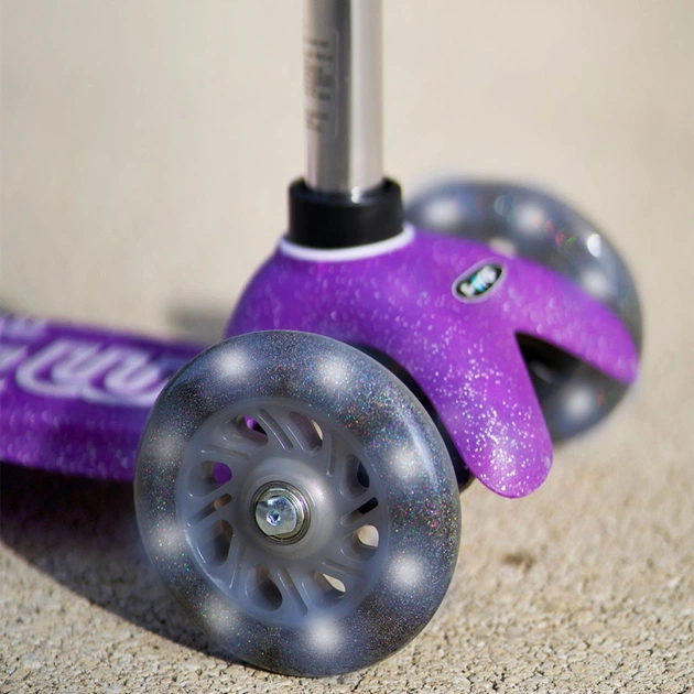 Самокат Micro Mini Deluxe Fairy Glitter LED Пурпуровий (MMD207) - picture 6