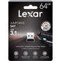 USB флеш накопичувач Lexar 64GB S47 USB 3.1 (LJDS47-64GABBK) - зменшене зображення 4