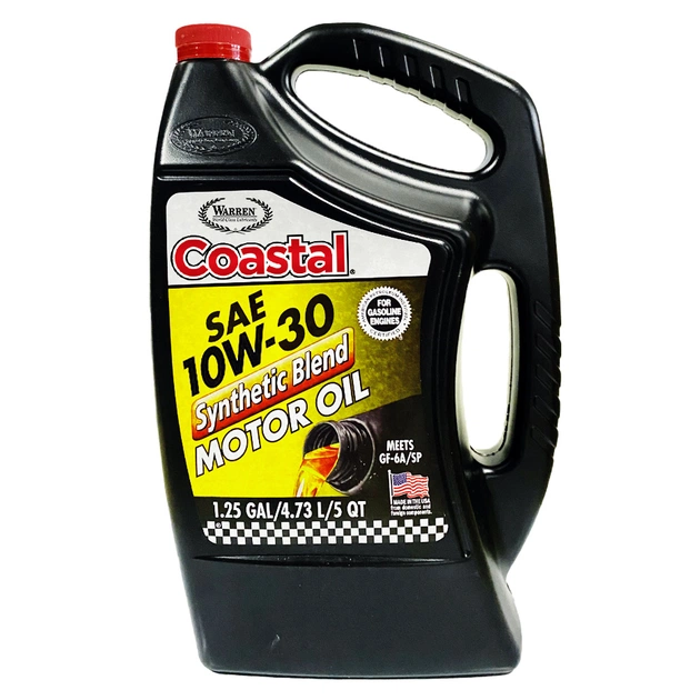 Моторна олива Coastal Synthetic blend 10W-30, 4,73л - зображення 1