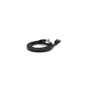 Патч-корд 1м UTP cat.7, CU, RJ45, плоский, black Weepda (PCMF-CU7/1.0Bk) - уменьшенное изображение 1