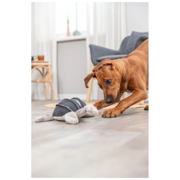 Іграшка для собак Trixie BE NORDIC Черепаха Хауке 34 см сіра (4011905360621) - picture 7