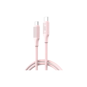 Дата кабель USB-C to USB-C 1.2m pink XO (NB-Q265B-CC.pink) зображення 1