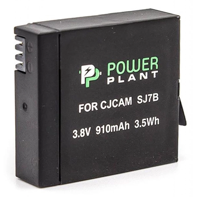 Акумулятор до фото/відео PowerPlant SJCAM SJ7B 910 mAh (CB970186) - изображение 1