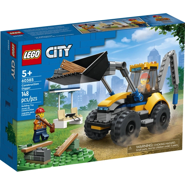 Конструктор LEGO City Екскаватор 148 деталей (60385) - изображение 1