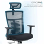 Офісне крісло OfficePro Balance OC550-B-B-B (OC550-B-B-B) - зменшене зображення 4