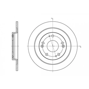 Гальмівний диск REMSA 61654.00 зображення 1