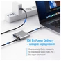 Концентратор ColorWay USB-C 3-in-1 USB 3.0 + HDMI 4K + USB-C PD100W (CW-HUB08) - уменьшенное изображение 7