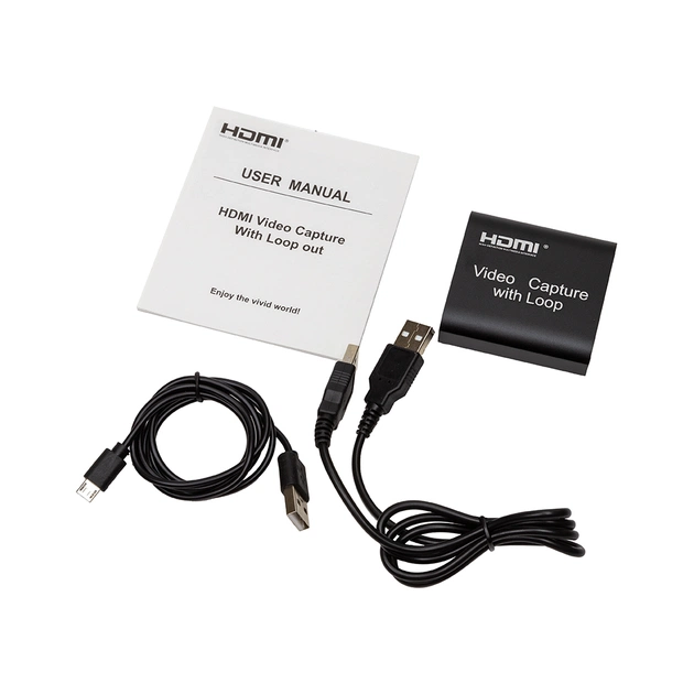 Пристрій захоплення відео PowerPlant HDVC3 HDMI 4k/30hz (CA914142) - picture 2