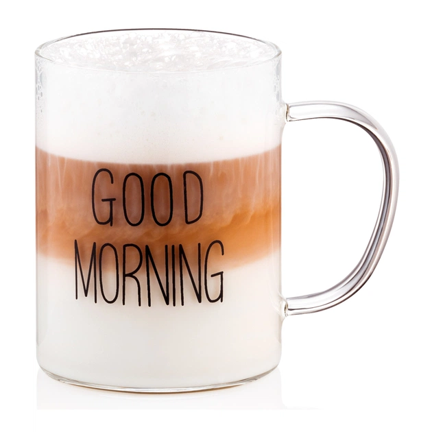 Набір чашок Ardesto Good Morning BMR 420 мл 2 шт прозорий (AR2642BMR) - picture 3