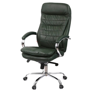 Офісне крісло Аклас Валенсія MB XY-7340 Зелений (Шкіра Lux LC-green) (00161485) зображення 1