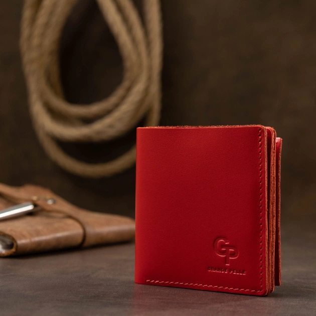 Портмоне Grande Pelle Червоне (11565) - зображення 9