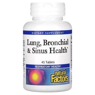 Вітамінно-мінеральний комплекс Natural Factors Здоров'я дихальних шляхів, Lung, Bronchial & Sinus Health, 45 таблеток (NFS-03504) зображення 1