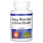 Вітамінно-мінеральний комплекс Natural Factors Здоров'я дихальних шляхів, Lung, Bronchial & Sinus Health, 45 таблеток (NFS-03504) - зменшене зображення 1