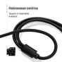 Адаптер ColorWay 3.5 мм - 2х3.5 мм (M/F), 0.28 м, Black (CW-AD-J2FJ) - зменшене зображення 7