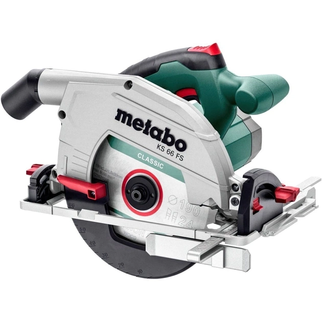 Дискова пила Metabo KS 66 FS 1500Вт, 190мм, 4.9кг (601066000) - изображение 1