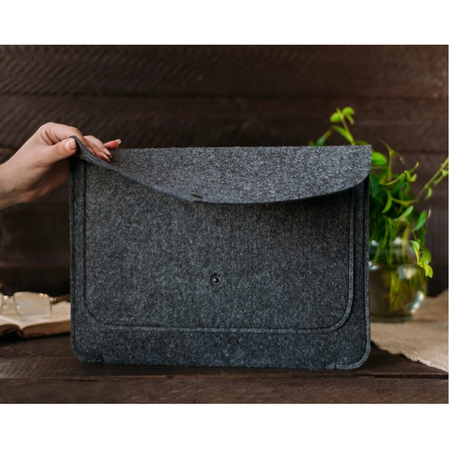 Чохол до ноутбука Gmakin 14 Macbook Pro, Dark Gray (GM62-14) - picture 11