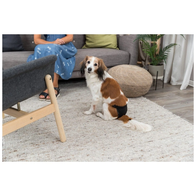 Гігієнічні труси для собак Trixie XS 20-25 см (чорні) (4011905234908) - picture 4