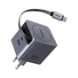 Зарядное устройство Ugreen USB-C PD45W GaN + cable USB-C to USB-C retractable (65822) - уменьшенное изображение 2