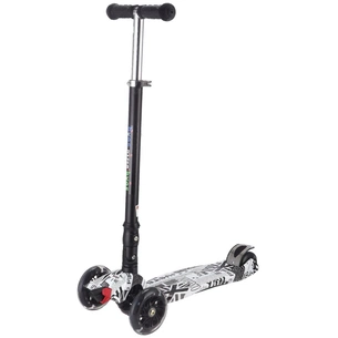 Самокат Bugs Hyper 2 Чорно-білий (6905614650266) зображення 1