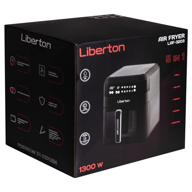Мультипечь Liberton LAF-3203 - изображение 9