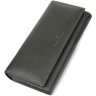 Гаманець ST Leather З натуральної шкіри Зелений (23066) изображение 1