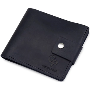 Портмоне Grande Pelle Шкіряне Темно-синє (11519) зображення 1