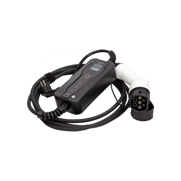 Зарядний пристрій для електромобіля HiSmart Type 2 - Schuko (220V), 16A, 3.6кВт, 1-фазное, 5м (EV200696) - picture 3