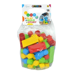 Конструктор Tigres Octagon 58 елементів в пакеті (39777) зображення 1