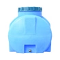 Ємність для води Пласт Бак горизонтальна харчова 250 л синя (12463) - зменшене зображення 2