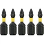 Набор бит DeWALT IMPACT TORSION, ударные, Pozidriv, Pz1, L=25 мм, 5 шт (DT7386T) - уменьшенное изображение 2