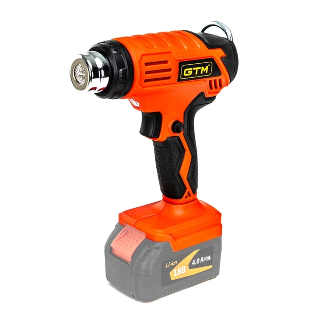 Будівельний фен GTM HGC18/550, 18V, 350/550С, 160/200л/хв (без АКБ та ЗП) (HGC18/550_BARE TOOL) - picture 1