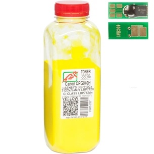 Тонер AHK Canon LBP-710/712, 180г 10K Yellow + chip (3203659) зображення 1