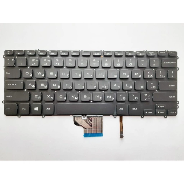 Клавиатура ноутбука Dell XPS 15-9530,Precision M3800 черная,подсв (A46090) - изображение 1