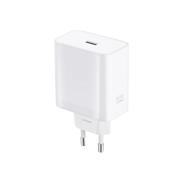 Зарядное устройство Oppo 80W SUPERVOOC/WHITE (VCB8OAEH) - изображение 1