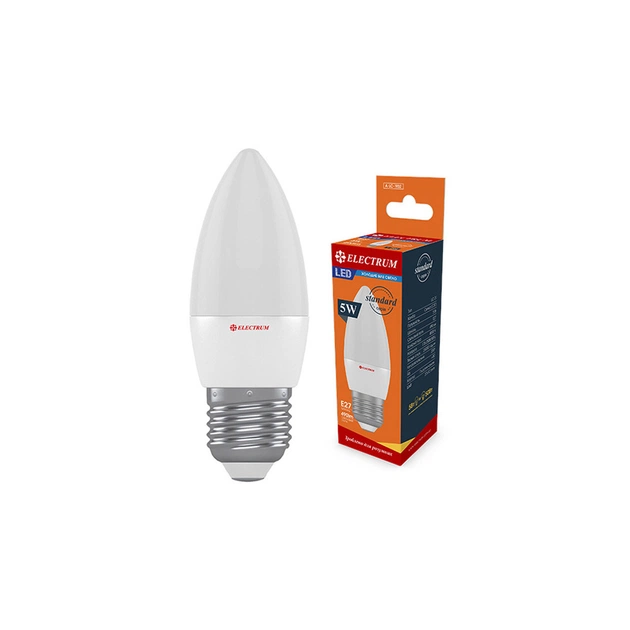 Лампочка Electrum C37 5W PA LC-31 Е27 4000K (A-LC-1932) - зображення 1