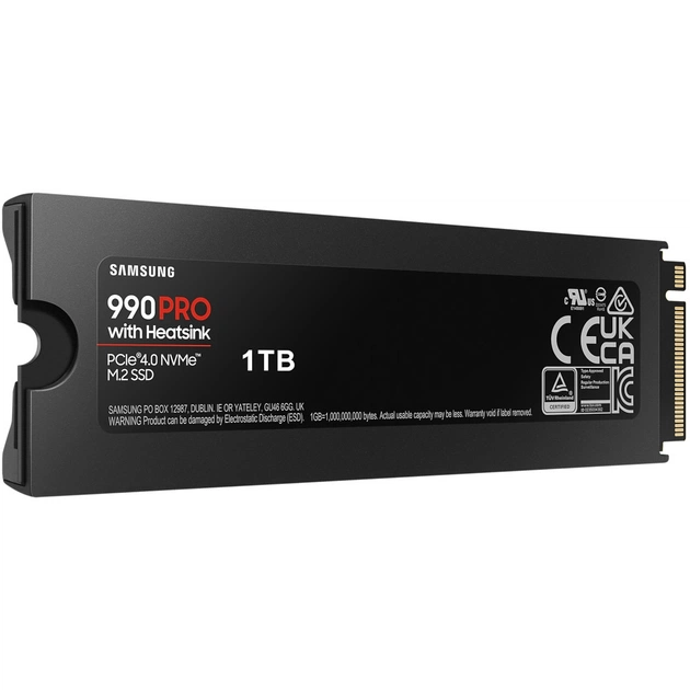 Накопичувач SSD M.2 2280 1TB 990 PRO with Heatsink Samsung (MZ-V9P1T0CW) - picture 6