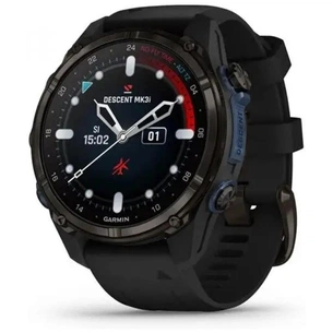 Смарт-годинник Garmin Descent Mk3i, 43mm, Crbn Gry DLC Ti/Blk, Dive Computer, GPS дайвінг комп'ютер (010-02753-11) зображення 1