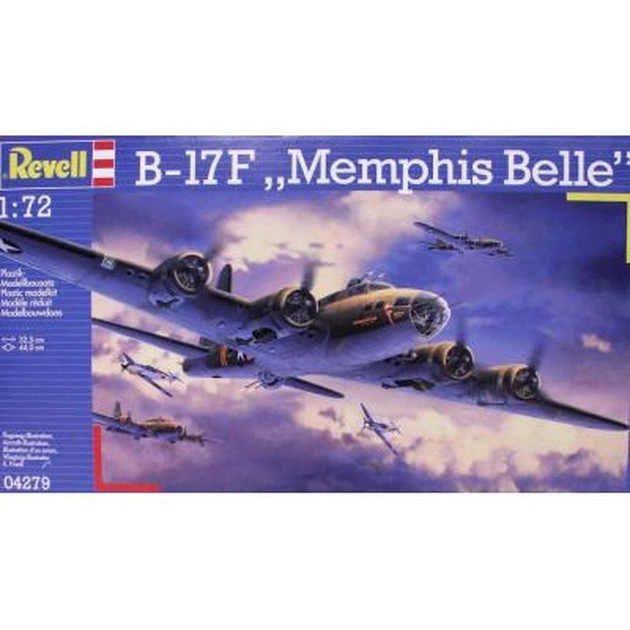 Збірна модель Revell Літак B-17F Memphis Belle 1:72 (4279) - зображення 1