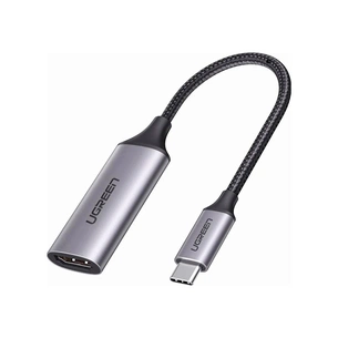 Перехідник USB2.0 Type C to HDMI V2.0 4K60Hz 10cm CM297 gray Ugreen (70444) зображення 1