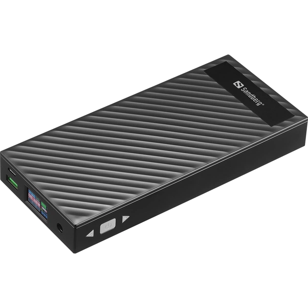 Батарея універсальна Sandberg 30000mAh PD/100W, DC/3-24V/120W, QC/3.0 (420-88) - зображення 1