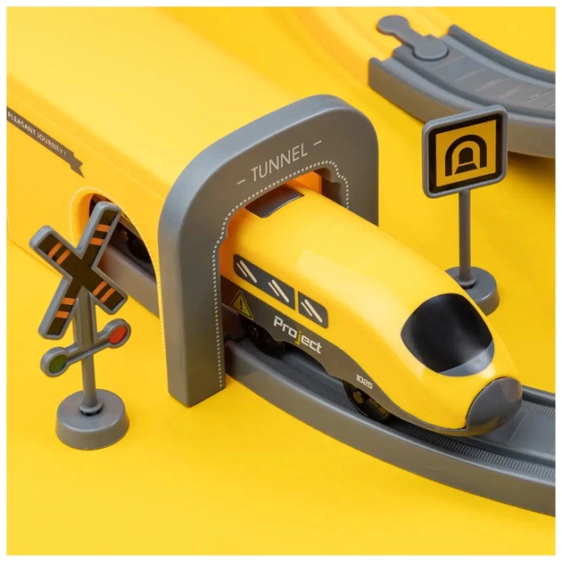 Залізниця Otamanko Мандрівний Експрес електрична залізниця 92 деталей, жовтий (AU6881AB) - picture 2